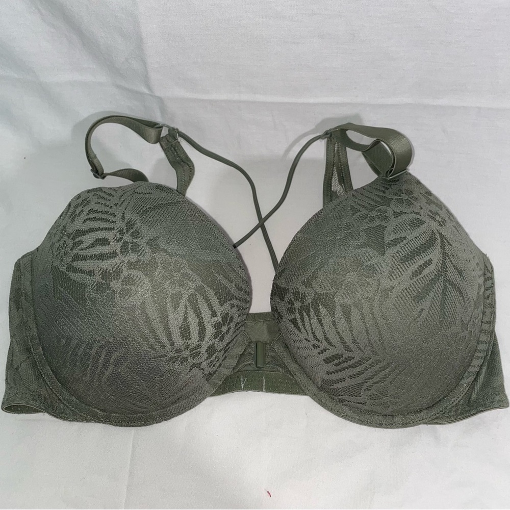 NWT - Victoria Secret | Lace Green Bra - Size 34DD